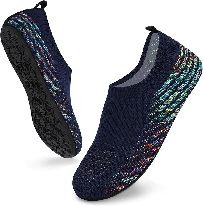 ANLUKE Womens Mens Water Shoes Barefoot Quick-Dry Aqua Socks for Beach Swim Surf Water Sport