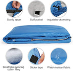 REDCAMP Ultra Lightweight Sleeping Bag for Backpacking, Hiking, Comfort for Adults Warm Weather, with Compression Sack
