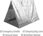 Swiss Safe 4 Pack Mylar Emergency Blankets for Survival - Compact & Insulated for Cold Weather - Designed for NASA, Outdoor, Running, Camping, Survival, First Aid Car Kit - Silver, 4 Pack