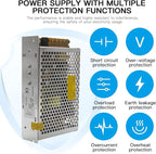 MK-SMPS-S60-24 DC 60W Switched-Mode Power Supply SMPS, Universal Regulated Switching Power Supply Transformer AC 110V-220V to DC 24 Volt 2.5amp Converter Adapter Strip 3D Printer CCTV Camera Speaker