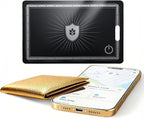 [2026 New] Wallet Tracker Card for Apple Find My (iOS Only) - Ultra Slim Rechargeable Bluetooth Tracker, IP68 Waterproof Smart Finder & Item Locator for Keys, Wallet, Bags, Luggage Tags（1- Pack）