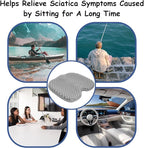 NEW-Vi Anti-Slip Kayak Seat Cushion - Waterproof Thicken Gel Boat Kayak Canoe Rowing Stadium Pad for Sit in Kayak Chair Kayak Accessories Equipment Gear for Fishing Kayak