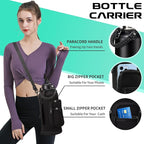 87oz 128oz Insulated Water Bottles - Keep Cold-48h Hot-24h Gallon Water Bottle with Straw, Vacuum Stainless Steel Water Flask Leak Proof, Metal Large Water Jug with Carrier Sleeve, Paracord Handle