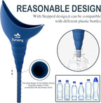 Female Urination Device, Reusable Female Urinal Silicone Women Pee Funnel Allows Women to Pee Standing Up, The Perfect Companion for Camping,Outdoor,Travel（Fuchsia）