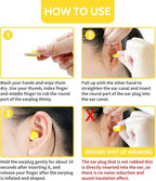 LYSIAN Foam Earplugs - 60 Pairs, 38dB Ear Plugs for Sleeping Noise Cancelling, Mowing, Shooting,Double Color Yellow/White