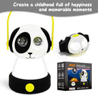 Outdoor Kids Camping Lanterns & Headlamp Set, Battery Powered Night Light, Lightweight LED Equipment, Birthday Christmas Gift (Dog Set)