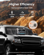 Portable Power Station 90,000mAh with 40W Solar Panel, DaranEner 288Wh LiFePO4 Battery, Backup w/2× 350W (600W Surge)110V Pure Sine Wave AC Outlet, Solar Generator for Home Backup, CPAP, RV, Camping