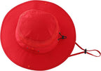 Connectyle Wide Brim Sun Hat for Men Breathable Cowboy Boonie Hat UPF 50+ Sun Protection Bucket Hat for Fishing Hiking