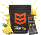 MTN OPS Hydrate Electrolytes Powder Drink Mix, 20 Single Serving On-The-Go Electrolyte Packs with Over 1000mg of Electrolytes per Serving, Pineapple