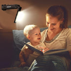 Honoson 4 Pieces LED Work Light Cob Rechargeable Work Flashlight with Magnetic Base, Hanging Hook and 360° Rotate 5 Modes Portable LED Flashlight for Car Repair, Household and Outdoor(Small, Large)