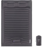 TOBTOS Double Sleeping Pad for Camping, Extra Thick 6" Camping Mattress 2 Person with Pillow Built-in Foot Pump, Inflatable Sleeping Mat for Camp, Backpacking, Hiking, Traveling