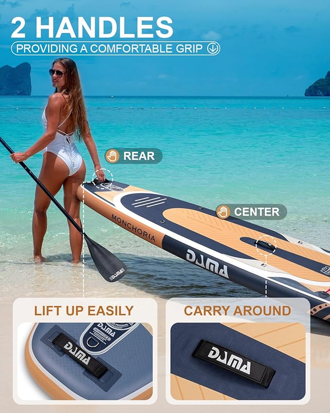 DAMA 11'*34"*6" Stand Up Paddle Board, Inflatable Paddle Board,Inflatable Paddle Boards for Adults w/a Wide, Smooth and Non Slip Deck, Versatile Styles, Suitable for Adults