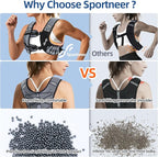 Sportneer Weighted Vest for Women Men: 8lbs/12lbs/15lbs/20lbs/25lbs Weight Vest with Detachable Phone Pouch Rucking Vest for Women Walking Strength Training Muscle Building Weight Loss