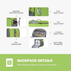 Maelstrom Cooler Backpack - 35/50 Can Insulated Soft Cooler Lunch Bag for Camping, Beach, Hiking & Shopping