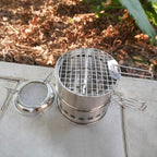 TOMSHOO Portable Folding Windproof Wood Burning Stove Compact Stainless Steel Alcohol Stove Outdoor Camping Hiking Backpacking Picnic BBQ