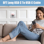 Super Fast Charger Type C,25W USB C Wall Charger Fast Charging Block &8Ft Cable Cord for Samsung Galaxy S26/S25/S24/S24 Ultra/S24+/S23 Ultra/S23/S23+/S22/S22 Ultra/S22+/S21 Ultra/S20 Ultra/Note 20/10