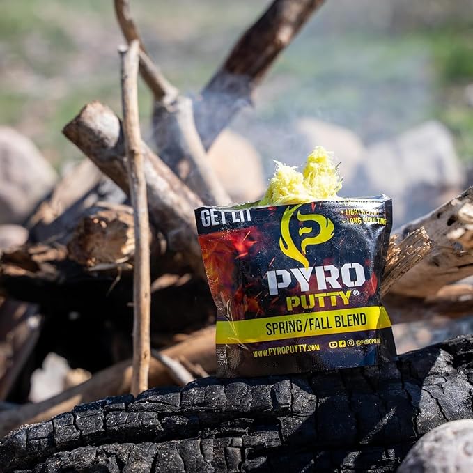 Phone Skope Pyro Putty: Waterproof Survival Fire Starter for Emergency Preparedness, Fire Starters for Campfires - Survival Gear and Supplies