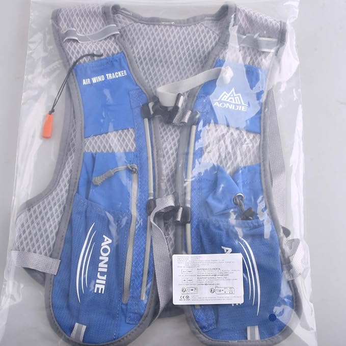 Azarxis Running Water Bottles Flask BPA Free Leakproof Hydration Vest Packs Waist Belt Replacement for Triathlon Marathon Hiking Cycling Climbing Runner