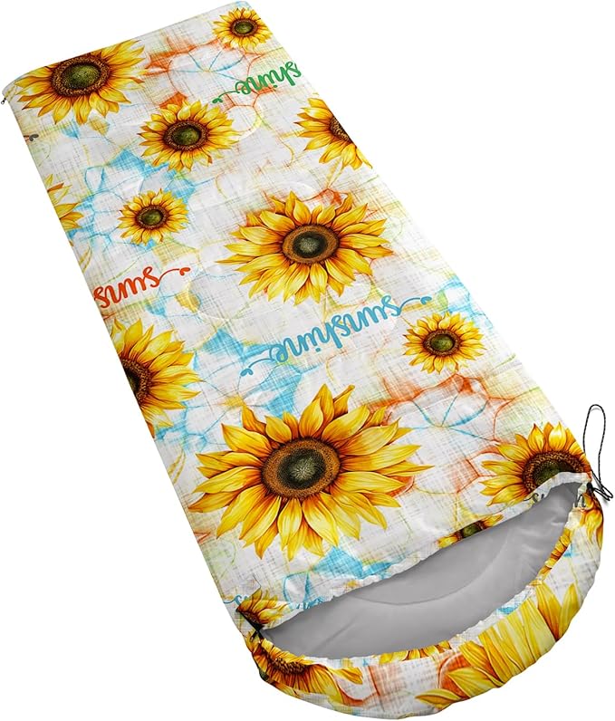 QOOMO Animals Camping Sleeping Bags,3 Season Warm & Cool Weather,Lightweight,Waterproof Sleeping Bags for Adults & Kids,Traveling,and Outdoors,Camping Gear Equipment