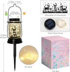 Chihuahua Gifts for Women/Men Chihuahua Solar Lanterns Dog Mom Birthday Dog Lovers Lantern Pet loss Pet Memorial Lights Solar Garden Decoration Outside for Yard, Patio,Backyard,Porch Torches