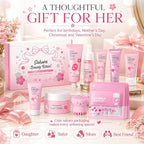 Japan Sakura Skin Care Set For Teen Girls, Skincare For Girls 10-12, Skin Care For Teens 10-12, Japanese Cherry Blossom Skin Care For Kids, Birthday & Mothers Day Gifts 30PCS