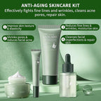 Avocado Skin Care Set, Skincare Gifts Kits For Hydrating Skin, Facial Kit For Women With Facial Cleanser, Serum, Face Cream, Eye Cream, Travel Skincare Set.(4 Pieces)