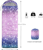 Sleeping Bags for Adults Kids,Backpacking Camping Sleeping Bag for Girls Boys Lightweight Waterproof Cold/Warm Weather Sleeping Bag for All Season