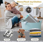 Shoe Washing Machine Bag,Laundry Shoe Bag for Washer and Dryer,Reusable Shoe Cleaning Bag for Sneakers,Tennis Shoes,With Self-locking Zipper, Microfiber Inside (Lite Grey - 2 Pack)