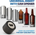 Frost Buddy Universal Can Cooler - Fits All - For Regular 12 & 16 oz or Slim-Size Bottles - Insulated Double-Walled Stainless Steel (Camoflag)