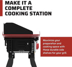 Camp Chef Folding Side Shelf Set for Three-Burners, Red