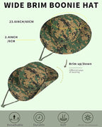Sun Hats for Men Women Bucket Hat UPF 50+ Boonie Hat Foldable UV Protection Hiking Beach Fishing Summer Safari