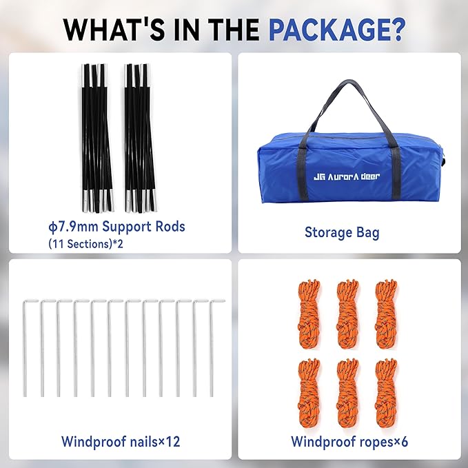 1/2/3/4 Person Tents Waterproof&Windproof Family Tents Camping-Tent,Lightweight Portable Pop Up Tent for Camping,Hiking,Mountaineering or Beach Easy to Set Up Adventures Carry Bag