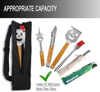 Grill Tool Storage, BBQ tools Bag (Oxford Cloth), Foldable Grilling Bag for Camping and Hiking BBQ. Gift for Men, Give Him a Home Tool.