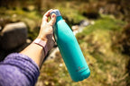 Greens Steel Stainless Steel Water Bottle - 25 oz, Blue | Vacuum Insulated Double Wall with Screw Lid/Leak Proof | Thermal Travel Sports Canteen Coffee Flask