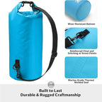 STOVER 5/10/25/30/40/55L Waterproof Backpack- Floating Dry Bag for Kayaking, Travel, Beach, Hiking, & Camping, Men/Women