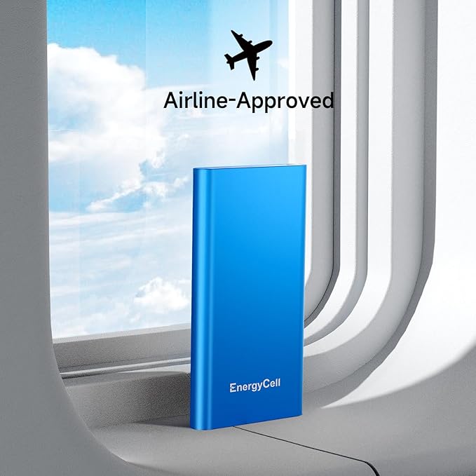 Pilot 4GS Portable Charger 12000mAh Fast Charging Power Bank Dual 3A High-Speed Output Battery Pack Compatible with iPhone 16 15 14 13 12 11 and More (Blue)