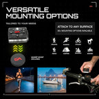 Guardian Angel Micro Series Safety Light, Beacon Device (Red Front & Red Rear) | Rechargeable, Magnetic & Hands-Free Wearable LED Light for Dog Walking, Cycling, Camping, Boating & Kayaking