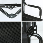 ROCK CLOUD Folding Camping Chair with Storage Pocket and Side Table Compact Portable Camp Chairs Outdoor for Camp Lawn Hiking Fishing Sports