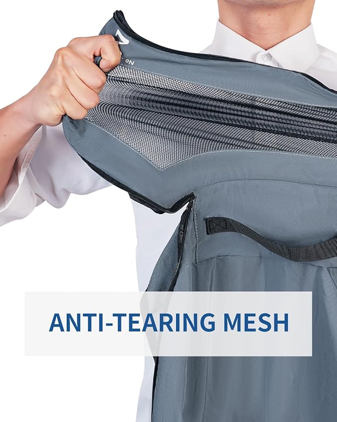 ECOHUB 7 Set Packing Cubes Tear-Resistant Luggage Packing Organizers with Number Icon for Travel Accessories Luggage Suitcase Machine Washable Packing Cubes (Grey)