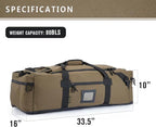 86l Large Duffel Bag For Travel, Gym & Sports - Water Repellent Polyester, Hidden Straps, Shoe Compartment - Perfect Luggage Duffle Bag Or Backpack For Men & Women