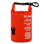 Breakwater Supply™ Waterproof First Aid Kit Dry Bag Bug Out Bag Preloaded with Emergency Survival Prepper Supplies for Boating, Camping, Fishing + Carabiner, Floating, Reflective, AFAK/IFAK Trauma Kit