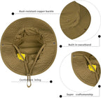 Sun Hats for Men Women Bucket Hat UPF 50+ Boonie Hat Foldable UV Protection Hiking Beach Fishing Summer Safari