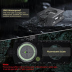 Compass Hiking Survival, IP65 Waterproof Metal Compass with Sighting Clinometer and Carry Bag, Multifunctional, Professional, for Camping Hunting Hiking Navigation