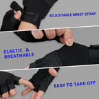 FIORETTO Fingerless Gloves for Airsoft Shooting Half Finger Hunting Hiking Cycling Driving Motorcycle Climbing Work Gloves M210603