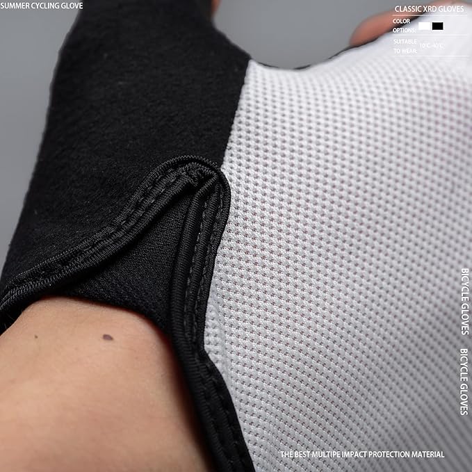 Cycling Gloves - Anti-Slip, Shock-Absorbing XRD Pad, Light Weight Breathable MTB Biking Gloves for Men & Women