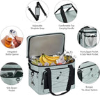 Maelstrom Collapsible Soft Cooler Bag, 24/30/60/75 Cans Beach Cooler, Ice Chest, Leakproof & Portable for Beach, Camping, Road Trips & Grocery Shopping