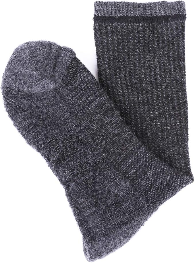 EnerWear 4 Pack Women's Merino Wool Outdoor Hiking Trail Crew Sock