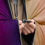 zzlamb Camping Blanket, Outdoor Lightweight Travel Blanket Puffy Portable Down Alternative, Windproof Warm Cloak with Snaps, Cozy Quilt Backpacking Picnic RV Plane Car Hammock Beach Climbing