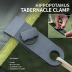 10 Pcs Heavy Duty Tent Stakes and Camping Hammer Set,10in Metal Tent Stake for Lawn,Ground and Beach,Camping Tent Kit with Tent Stakes,Hammer, Reflective Rope,Tent Clamps and Storage Bag