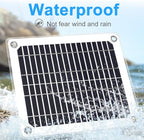 SUNAPEX Solar Battery Charger Maintainer, 5W 12V Portable Waterproof Solar Panel Trickle Charger with Built-in Charge Controller, Cig Plug, Alligator Clips, O-Rings for Car, Truck,Tractor, Boat, etc